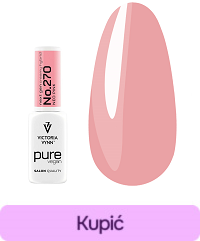 Lakier hybrydowy PURE VEGAN CREAMY HYBRID VICTORIA VYNN 270 Neo Pink 8 ml